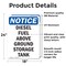 Signmission Diesel Fuel Above Ground Storage Tank OSHA Notice Sign, Vinyl Decal, 18in W x 24in L, 2PK OS-2PACK-NS-D-1824-V-10994 - alternate 6
